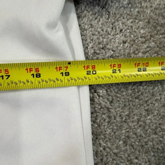 Majestic Baseball Jersey Womens L White Red Sox Dustin Pedroia 15 MLB Fan Gear - Picture 8 of 9